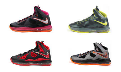 NIKE LEBRON X 詹姆斯10 LBJ10 543645-005 006 300 001