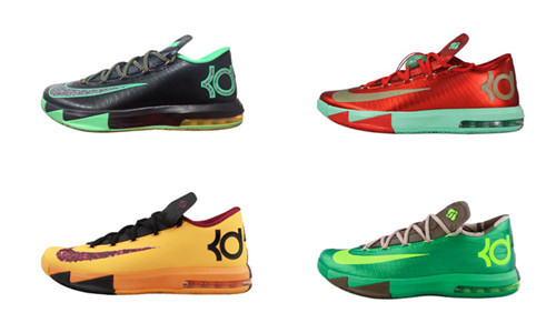 现货正品 NIKE KDVI 杜兰特kd6 599424-301-601-093-801