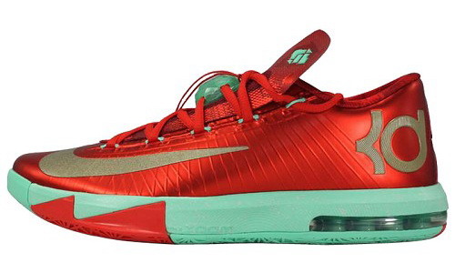 NIKE KD VI CHRISTMAS KD6 圣诞大战599424-601