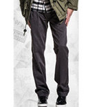 Dickies 男式加厚双层夹里可翻边休闲工装裤