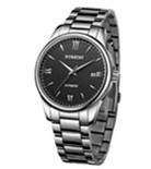 舒适大方！罗西尼 不锈钢机械情侣&mdash;男表 R5507W04C