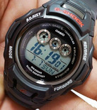 好表：G-Shock GWM530A-1手表（六局电波/太阳能)
