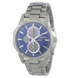 降价！Seiko SSC085 男士经典光动能计时手表
