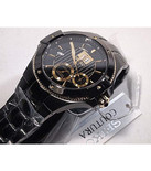 型爆了 Seiko精工男士黑色全钢石英手表