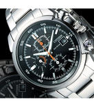 好价 Citizen CA0130-58E  光动能三眼计时男表