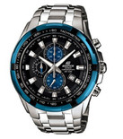 好价！Casio EF-539D-1A2V 男士计时码表测速运动腕表