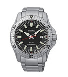 新低！Seiko SNE279 男士经典光动能潜水手表