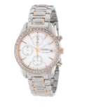 三眼计时！ Seiko精工 SNDY18  施华洛世奇水晶表