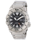 &ldquo;黑色水鬼&rdquo;！Seiko精工 SRP307  男士潜水自动机械手表