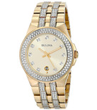 降价！Bulova 98B174 施华洛世奇水晶男士手表