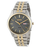 新低价！SEIKO 精工 SNE042 太阳能男表