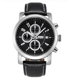 历史新低！李维斯 LTJ1401 真皮石英男表