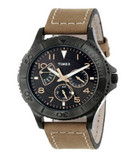 白菜价！TIMEX天美时T2P040KW 三眼计时男表
