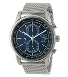 双重优惠！西铁城 A0331-56L 三眼光动能男表