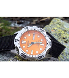 橙色水鬼！Seiko 精工 SNE109 太阳能潜水表