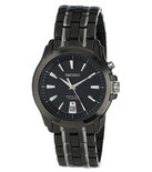 新低！Seiko SNQ121离子镀黑盘石英表