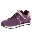 好鞋优惠！ New balance 新百伦 WL574 女款金色饰边休闲鞋
