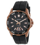 休闲表！卡西欧MTD-1063-1AVCF男士树脂表带手表