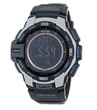 给力好表！Casio 卡西欧 PRG-270-7CR 男款反显三重感应器登山表