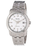 超值时尚表！Bulova 宝路华 系列钻石镶嵌男士腕表