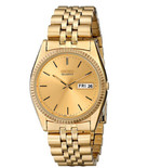 Seiko 精工 SGF206 男士不锈钢正装金色手表