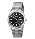 Seiko 精工 SNE039 男士 太阳能 不锈钢腕手表