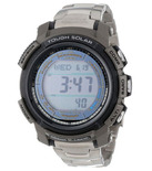 直降！Casio PAW2000T-7CR 钛金属表带6局电波表