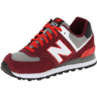 大热款！New Balance ML574 男士灰橙色跑鞋
