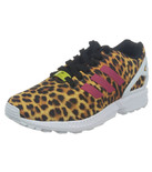 历史新低！Adidas三叶草女式豹纹板鞋ZX FLUX