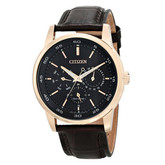 好价！Citizen BU2013-08E 西铁城男士经典光动能石英手表