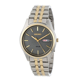 土豪金！SEIKO 精工 SNE042 太阳能男表