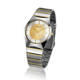 超文艺范！ROSSINI/罗西尼 丝绸超薄系列石英男表