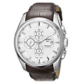 Tissot 天梭 Couturier 瑞士自动机械三眼计时男表