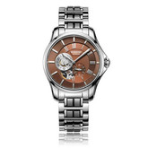 近期好价！ROSSINI/罗西尼 雅尊系列双子星半钨钢机械男表