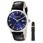 好价！Stuhrling Original斯图灵 555A.04男士石英手表套