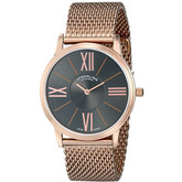 美观大方！Stuhrling 533M.334454男士16k玫瑰金石英手表