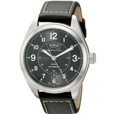 超值优惠！Hamilton卡其野战 H70505733 男士双历机械表