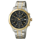 好价！Seiko 精工 SKS434 男士三眼式石英手表