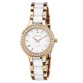 超赞！金喜善同款 DKNY唐娜NY8141可玫瑰金色时尚女表