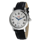 历史好价！SEA-GULL/海鸥 纪念款双历皮带机械男士手表