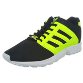 43.5码好价！阿迪达斯三叶草ZX FLUX 2.0中性板鞋（黑黄）
