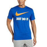 近期好价！NIKE JUST DO IT 男子短袖针织衫