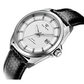 超值机械！Tianwang/天王 男士白盘皮带商务机械表