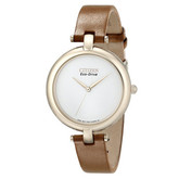 时尚大方！Citizen EM0253-03A 西铁城女士时尚光动能石英手表