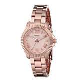 史低！Fossil 女士AM4611玫瑰金色调不锈钢手表